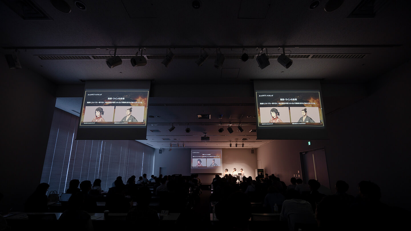 Netflixシリーズ 『鬼武者』ルックメイキングセミナー 会場風景01