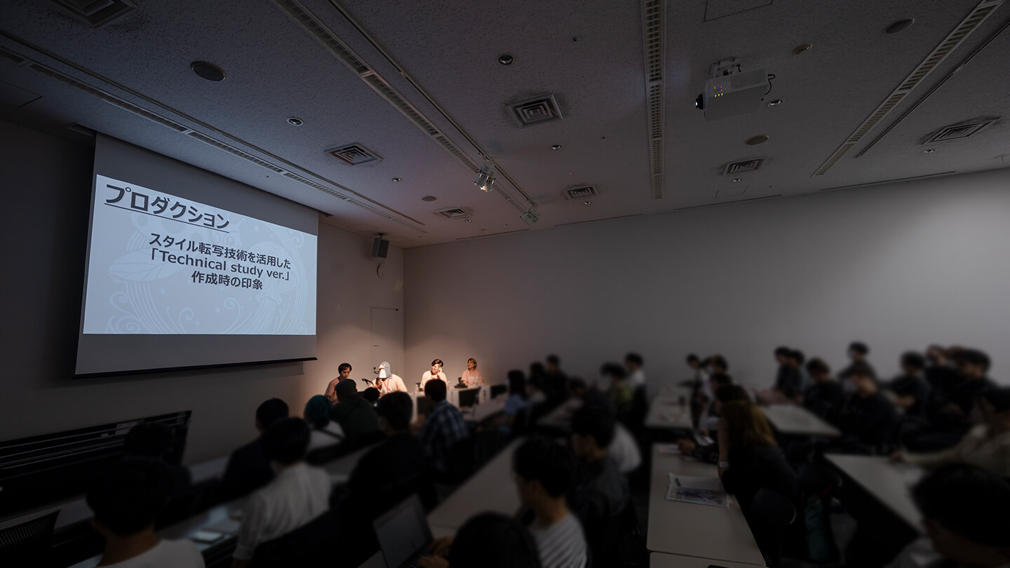 実験的ショートフィルム『Forest Tale』 山あり谷あり 会場風景01